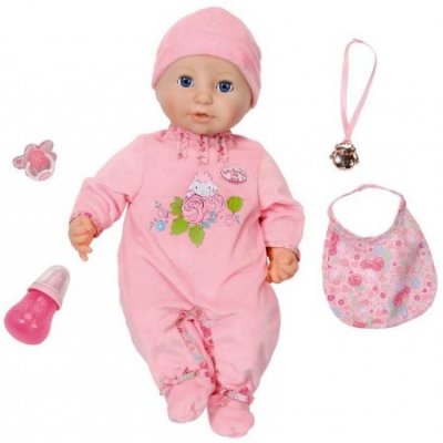 Zapf Creation Baby Annabell panenka s funkcemi a doplňky 43 cm