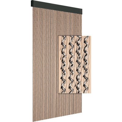 Závěs do dveří Astro černá/průhledná 90x210 cm – Hledejceny.cz