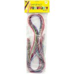 Provázky zaplétací třpytivé set 35ks barevné bužírky 105cm v sáčku – Zboží Mobilmania