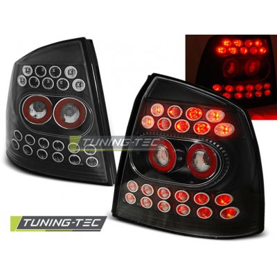 Zadní světla Opel Astra G 3/5dv. 98-04 - krystal/černé LED – Hledejceny.cz