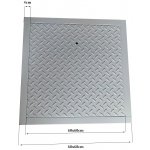 Scobax Steelsafe Zinc poklop hranatý 554 x 454 mm stříbrná – Zboží Mobilmania