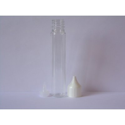 Steza Plastová vysoká průhledná lahvička 25 ml – Zboží Mobilmania