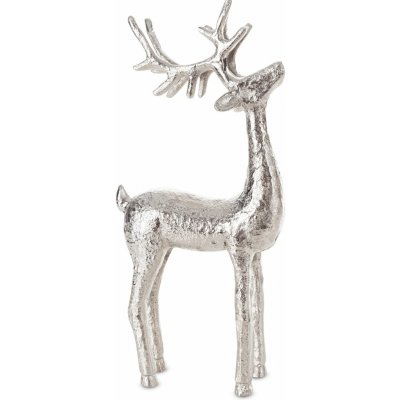 EUROFIRANY VÁNOČNÍ DEKORAČNÍ FIGURKA DEER 39CM STŘÍBRNÁ – Hledejceny.cz