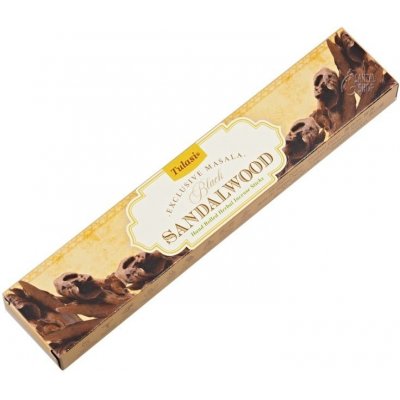 Tulasi Exclusive Masala Black Sandalwood indické vonné tyčinky 15 g – Hledejceny.cz