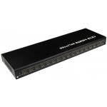 PremiumCord HDMI splitter 1-16 Portů, kovový s napájecím adaptérem, 4K,1080p, 3D (KHSPLIT16B) – Zboží Mobilmania