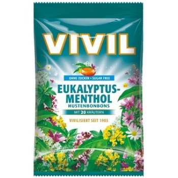 Vivil Eukalyp.-ment.+20 druhů bylin bez cukru 120 g