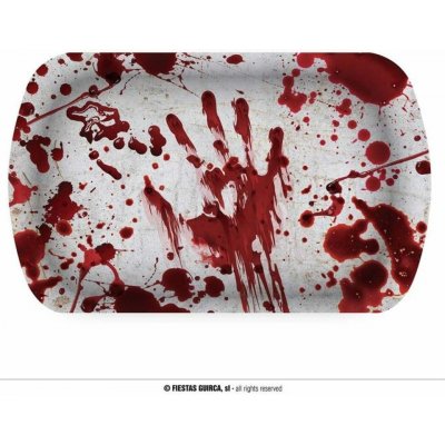 Fiestas Guirca Plastový tác Halloween s falešnou krví 29 x 15 cm – Zboží Dáma Fiestas Guirca Plastový tác Halloween s falešnou krví 29 x 15 cm – Zboží Dáma
