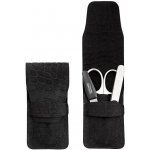 DuKaS Cestovní manikúrová sada 3 dílná černá s páskem PL 1774CN – Zboží Dáma