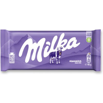 Milka mléčná 90 g – Zboží Dáma