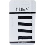 Vlnitá sponka Eurostil Professional - 5 cm, černá - 24 ks (01609/50) – Zboží Dáma