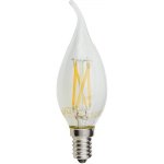 Optonica LED Filament Candle žárovka C35T E14 4W Teplá bílá – Hledejceny.cz