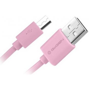 GoGEN MICUSB 100 MM13 microUSB, 0,9m, růžový