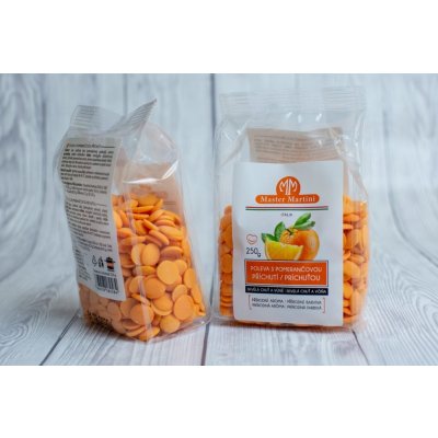 Master Martini Čokoládová poleva pomerančová 250 g – Zboží Dáma