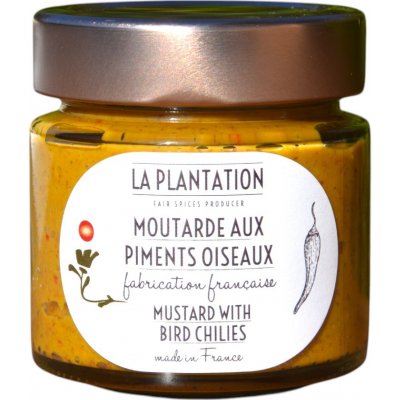 La Plantation Francouzská hořčice s bird chilli z Kambodže 120 g – Sleviste.cz