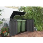 Keter Store-It-Out MAX 2 x 240l tmavě šedý – Hledejceny.cz