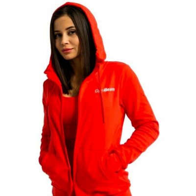 GymBeam Women‘s Limitless Zip Up Hoodie Hot Red – Hledejceny.cz