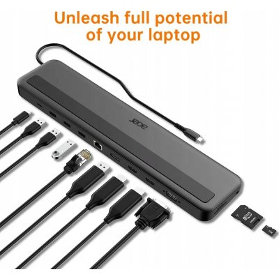 Acer USB Type-C 13 in 1 Docking Stand HP.DSCAB.015 – Sleviste.cz