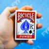Karetní hry Bicycle Jumbo Face Playing Cards Červená