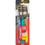 Colgate ZigZag Charcoal zubní kartáčky střední 3 ks – Zboží Dáma