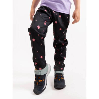 Unuo softshellové kalhoty s fleecem pružné Sporty květiny – Zboží Dáma