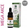 Doplněk stravy na spánek a nervovou soustavu PLANT OF LIFE CBD/CBG Kapky Olivový olej s CBD 10% 10 ml Izolátový