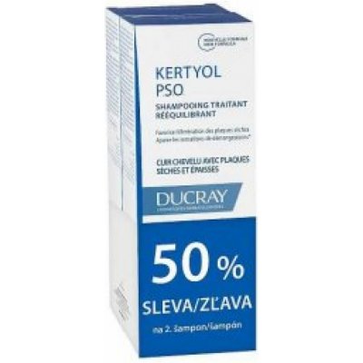 Ducray kertyol keratoredukční šampon 2 x 200 ml dárková sada