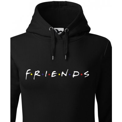 Bezvatriko.cz dámská mikina Friends Černá Canvas 0995 – Sleviste.cz