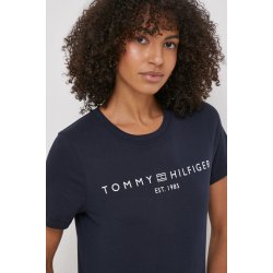 Tommy Hilfiger Bavlněné tričko WW0WW40276 tmavomodrá