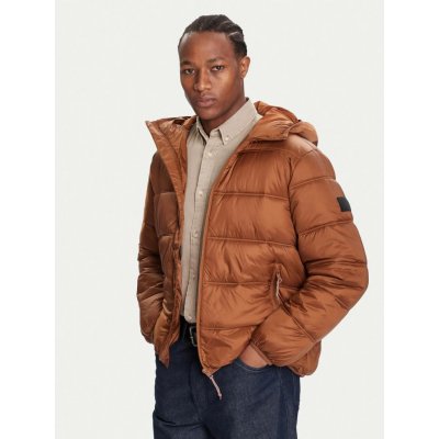 Tommy Jeans pánská bunda DM0DM22044GVP hnědá – Zboží Mobilmania