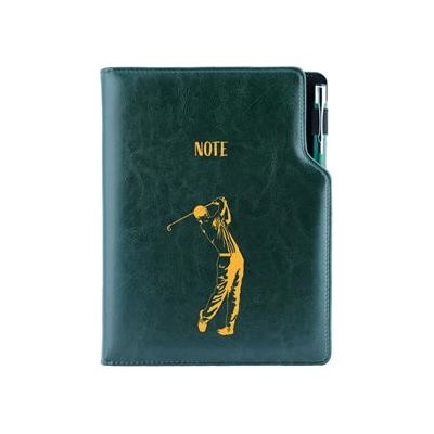 DESIGN B5 Notes zápisník linkovaný zelená Golf muž – Sleviste.cz