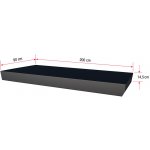 Gutta Guttavordach BS 200 x 90 cm antracit 7500006 – Sleviste.cz