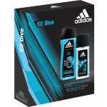 Adidas Ice Dive Dárková sada pánská toaletní voda 100 ml a sprchový gel Ice Dive 250 ml