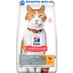 Hill's Feline Young Adult Sterilised Chicken 3 kg – Hledejceny.cz