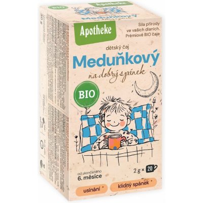 Apotheke BIO Dětský čaj Meduňkový 20 x 2 g – Hledejceny.cz
