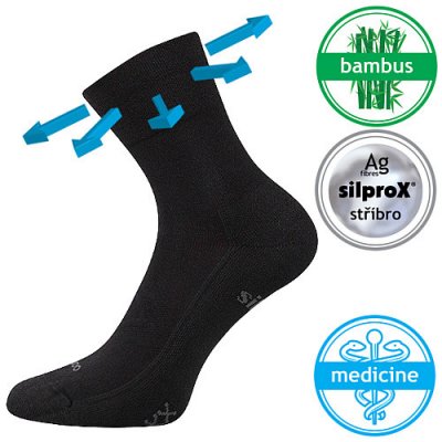 VoXX Sportovní ponožky ESENCIS černá – Zboží Mobilmania