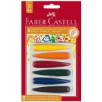 Faber Castell Plastové pastelky voskovky do dlaně 6ks – Zboží Dáma