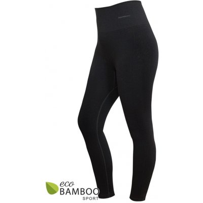 Gina dámské legíny s vysokým pasem sportovní dlouhé bezešvé klasické jednobarevné ECO Bamboo Sport 95037P šedé bílá – Hledejceny.cz