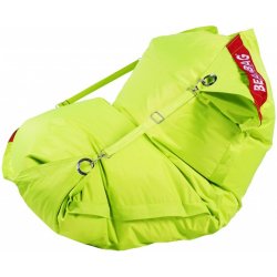 BeanBag Comfort s popruhy 189 x 140 cm fluo limet