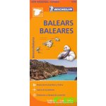 Michelin vydavatelství mapa Balears (Mallorca,Menorca,Ibiza,Formentera) 1:140 t. – Hledejceny.cz