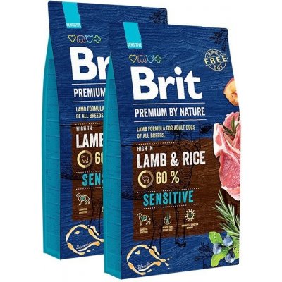 Brit Premium by Nature Sensitive Lamb 2 x 8 kg – Zbozi.Blesk.cz