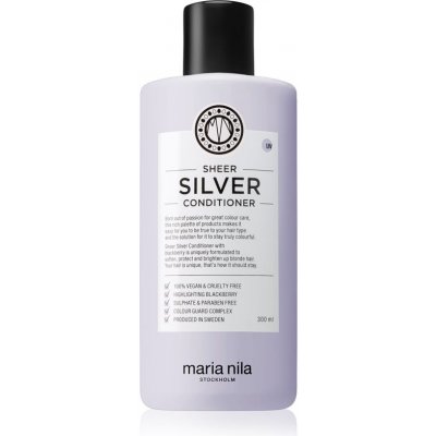 Maria Nila Sheer Silver Conditioner hydratační kondicionér neutralizující žluté tóny bez sulfátů 300 ml – Zbozi.Blesk.cz