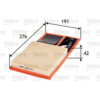 Vzduchový filtr VALEO 585154 – Hledejceny.cz