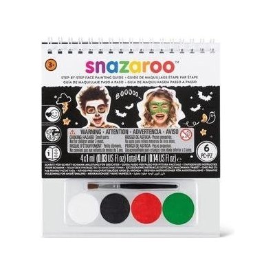 Snazaroo SMT Creatoys Barvy na obličej Sada barev Halloween s postupem – Zboží Mobilmania