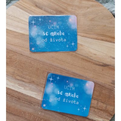 MAGNETKY S CITÁTY VYBERTE SI CITÁT: Učím se mnoho od života – Hledejceny.cz