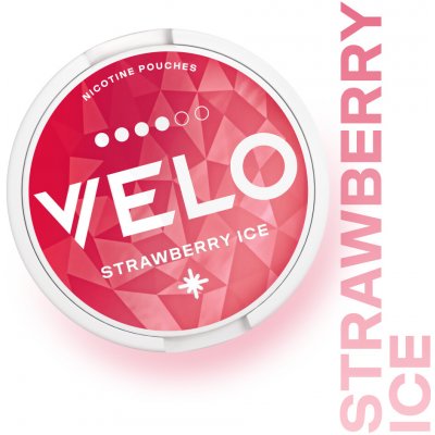 Velo Strawberry Ice 10,9 mg Slim 20 sáčků – Hledejceny.cz