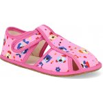 Barefoot papuče Baby Bare Pink teddy – Sleviste.cz