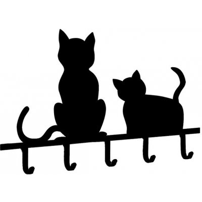 WENKO Věšák na klíče Kočky – Hledejceny.cz