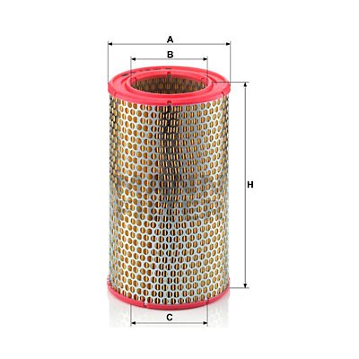 MANN-FILTER Vzduchový filtr C16153 – Hledejceny.cz