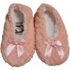 Dámské bačkory a domácí obuv Domácí baleríny Ajka růžové