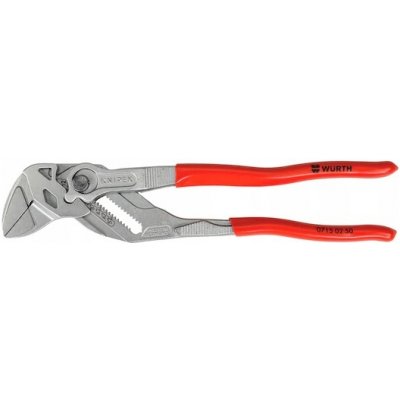 Knipex Klešťový klíč, chromovaný povrch, rukojeť potažená plastem, 250 mm – Zboží Dáma
